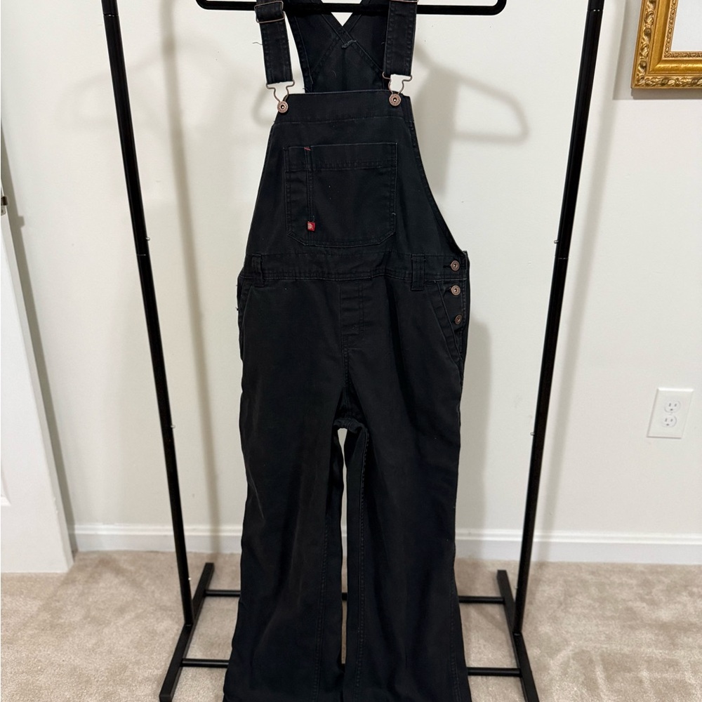 Dickies Black Denim Overalls